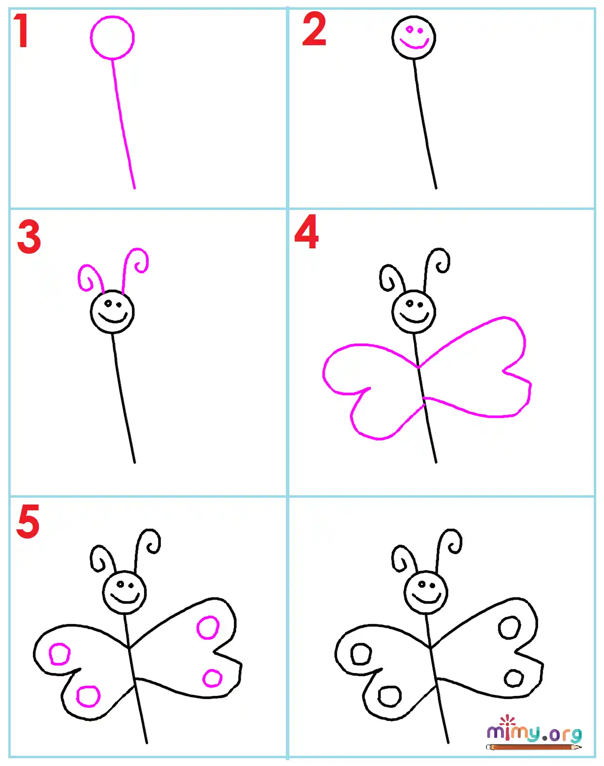 How to Draw a Butterfly – Emily Drawing-saigonsouth.com.vn