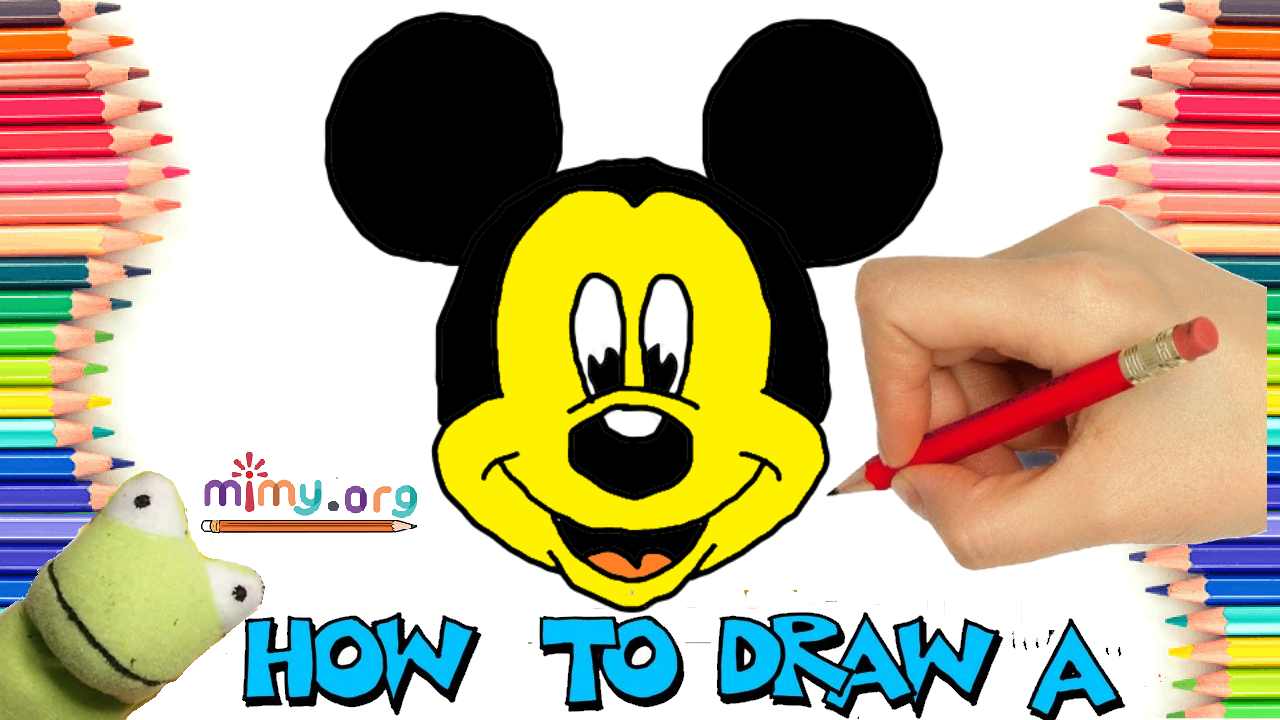 How To Draw Mickey Mouse And Minnie Mouse.Step by step(easy draw) - YouTube-saigonsouth.com.vn