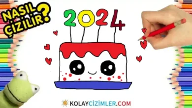 2024 – How to Draw a Birthday Cake