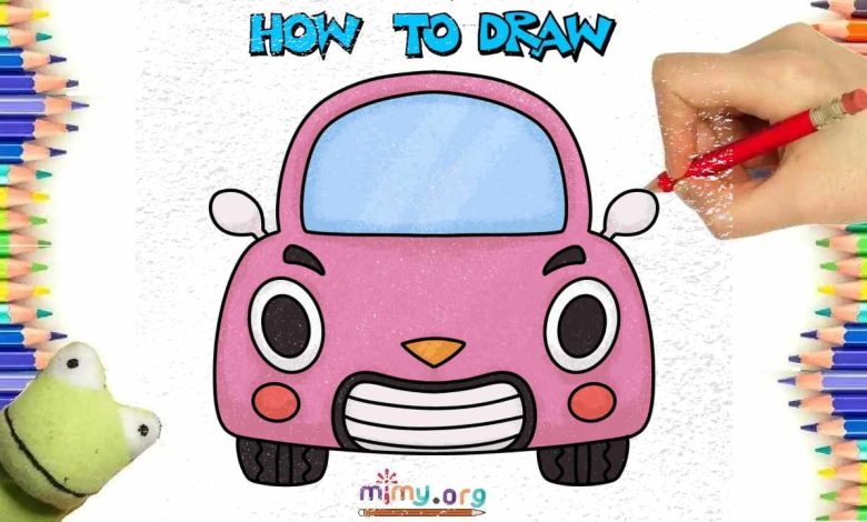 easy car drawings