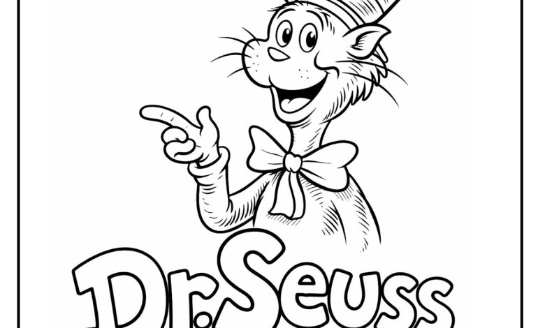 Dr. Seuss Coloring Pages