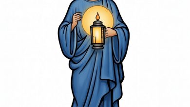 Jesus Holds the Lantern 2