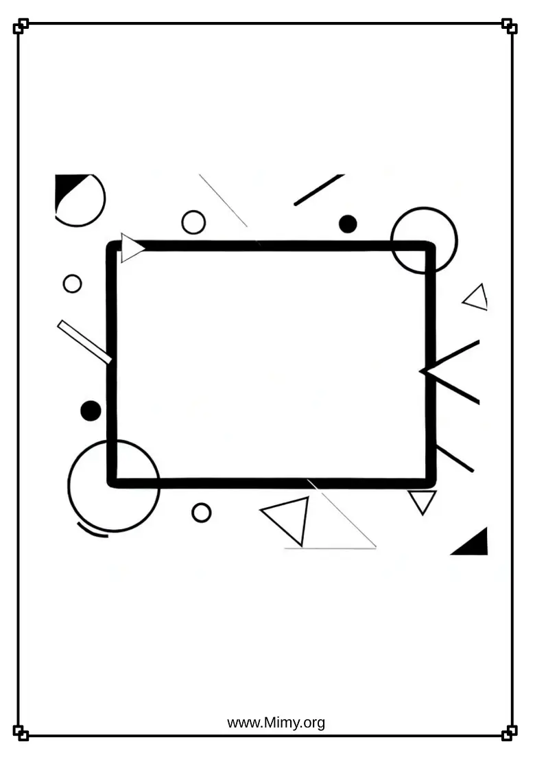 Rectangle - Coloring Pages