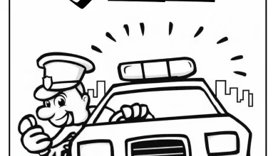 911 Coloring Pages - PDF