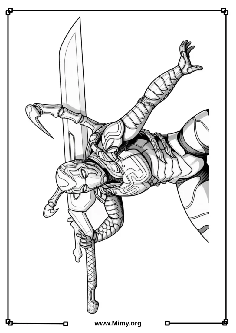 Blue Beetle Coloring Pages - PDF