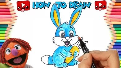 Cartoon Rabbit Drawing