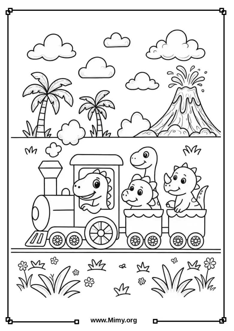 Dinosaur Train Coloring Pages - 4