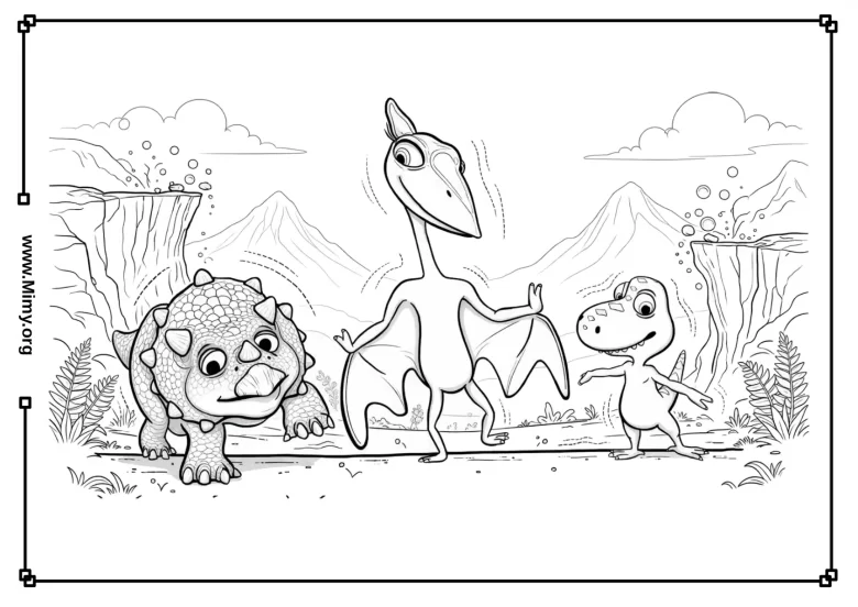 Dinosaur Train Coloring Pages - 5