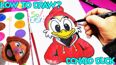 donald duck drawing