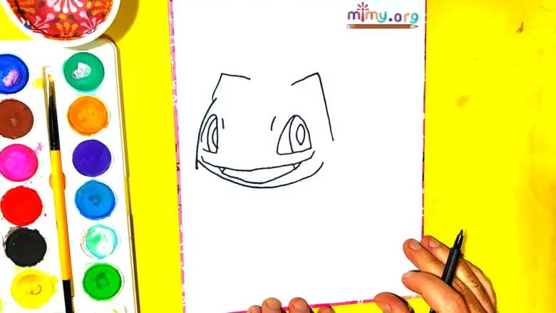 Bulbasaur Face Drawing